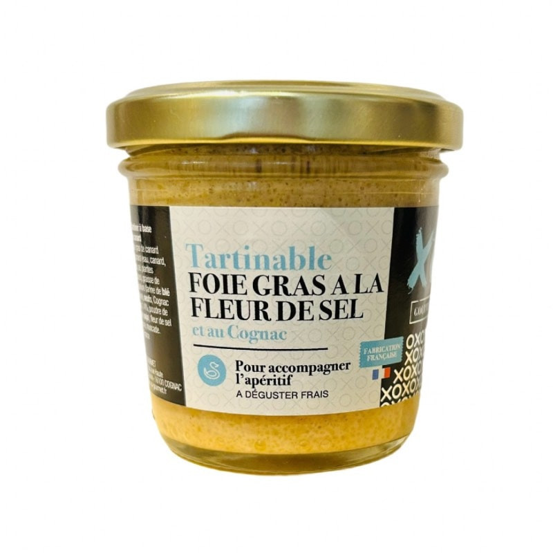 TARTINABLE DE FOIE GRAS A LA FLEUR DE SEL ET AU COGNAC