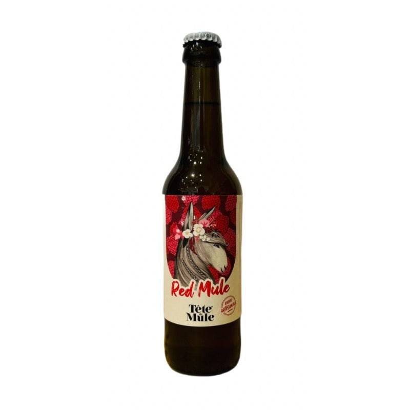 Bière blanche Red Mule Tête de mule