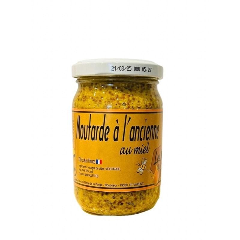 Moutarde à l'ancienne au miel