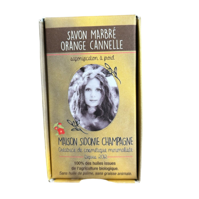 Savon Marbré Orange Cannelle 100% Bio