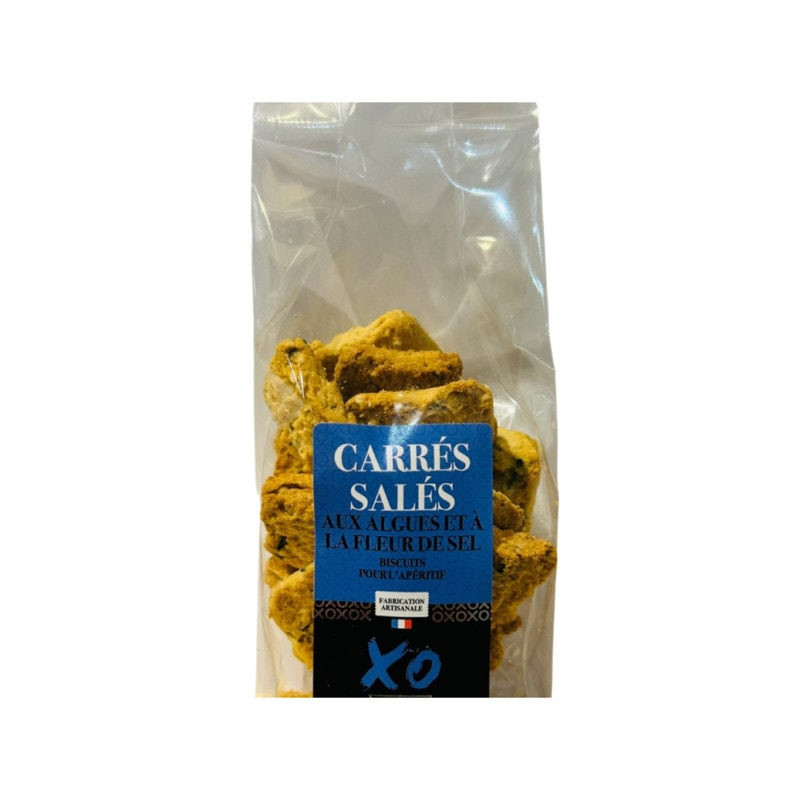 CARRES SALES AUX ALGUES ET A LA FLEUR DE SEL