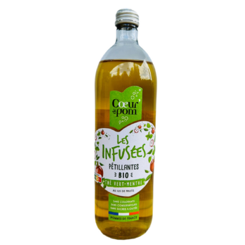 INFUSES ORGÁNICOS - MANZANA - TÉ VERDE - MENTA