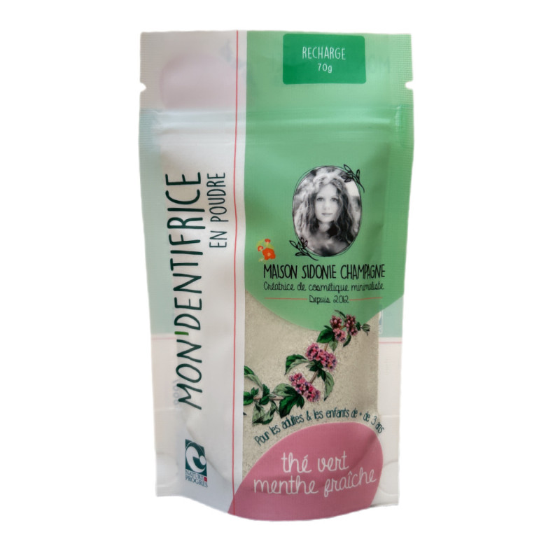 Kopie von Dentifrice en poudre - la recharge - citron gingembre