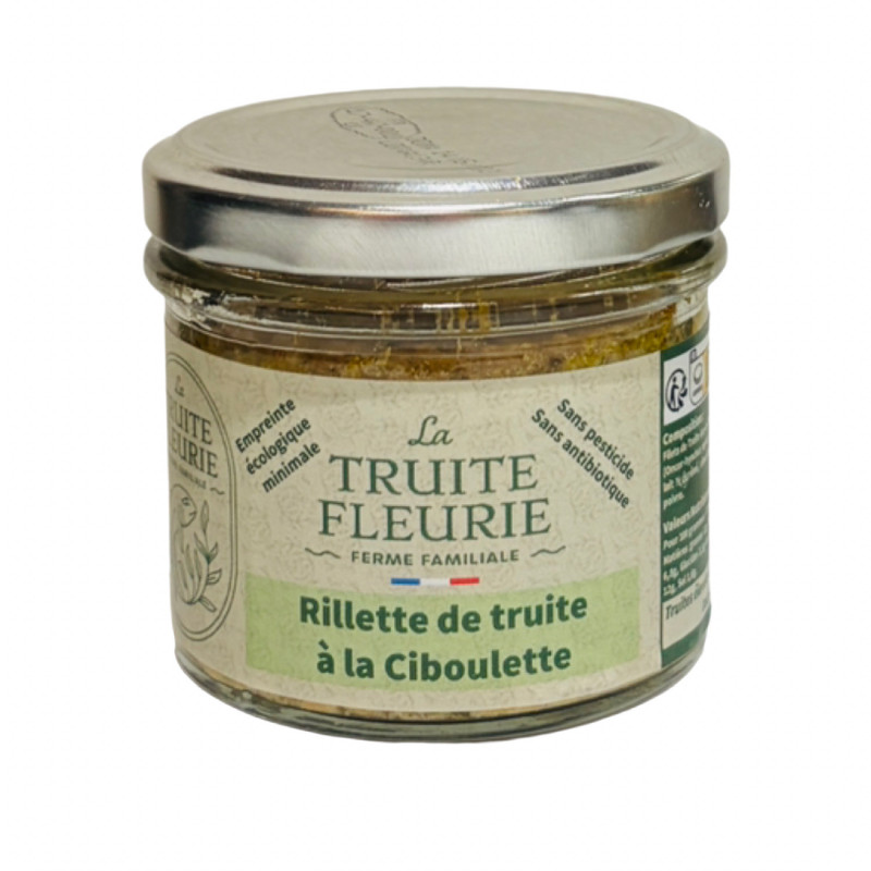 Rillettes de truite à la ciboulette