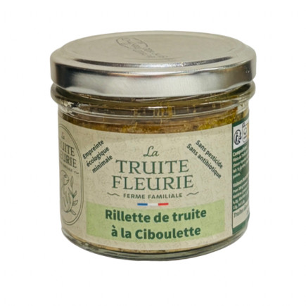 Rillettes de truite à la ciboulette