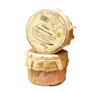 Rillettes d'agneau au curry