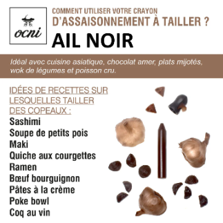 Kopie von Crayon d’assaisonnement OCNI - Ail Noir Fumé