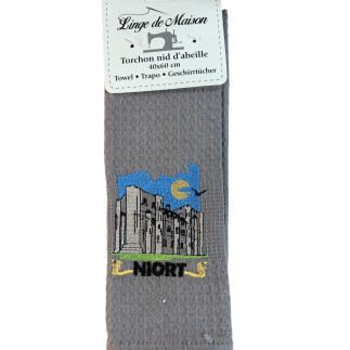 Kopie von Torchon nid d’abeilles blanc - Niort