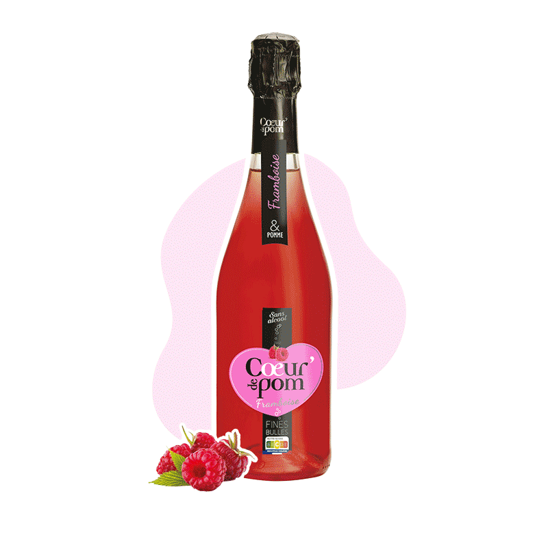 FINES BULLES DE POMMES - Framboise