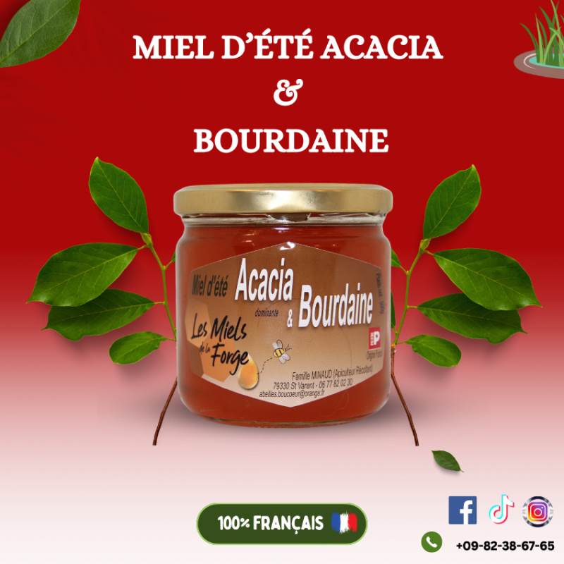 Miel d'été acacia & bourdaine